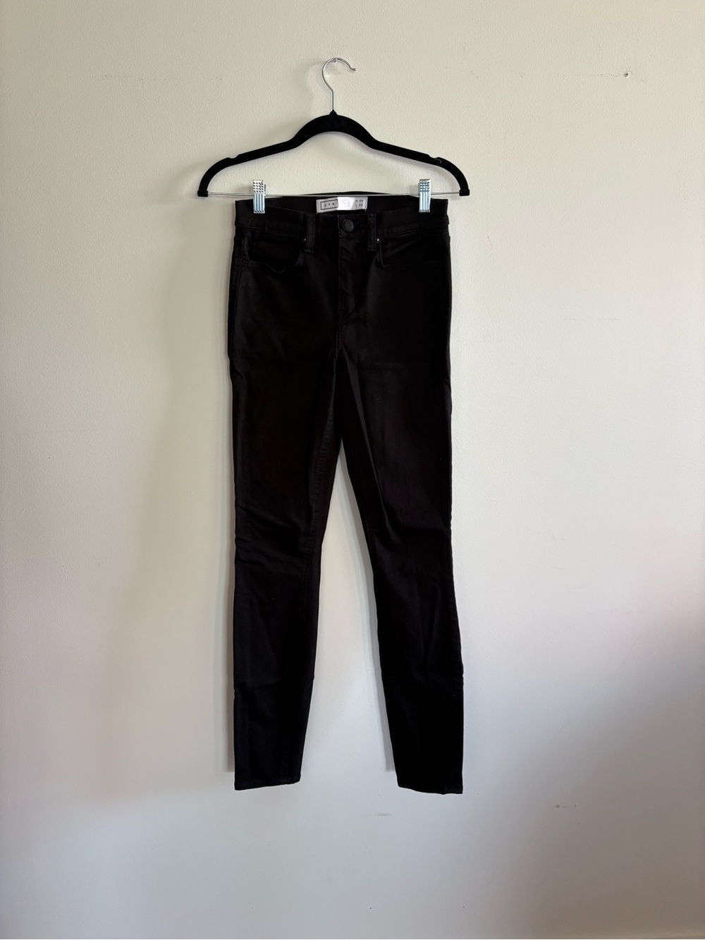 AYR Black High-Rise Skinny Jeans